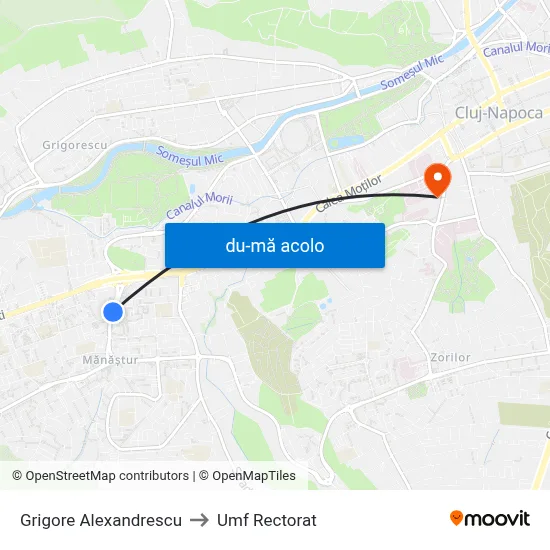 Harta de Grigore Alexandrescu către Umf Rectorat