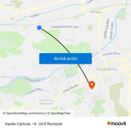 Harta de Vasile Cârlova către Umf Rectorat