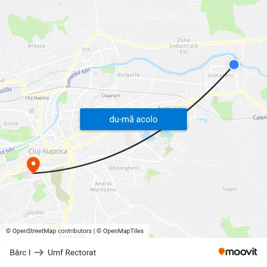 Harta de Bărc I către Umf Rectorat