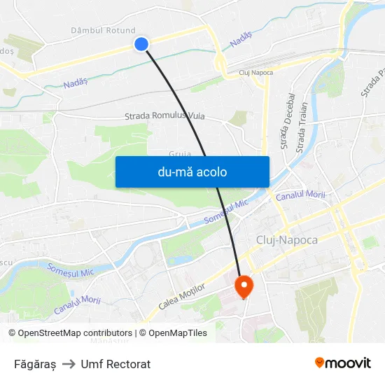 Harta de Făgăraș către Umf Rectorat