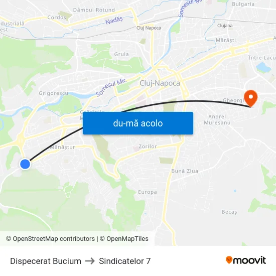 Harta de Dispecerat Bucium către Sindicatelor 7