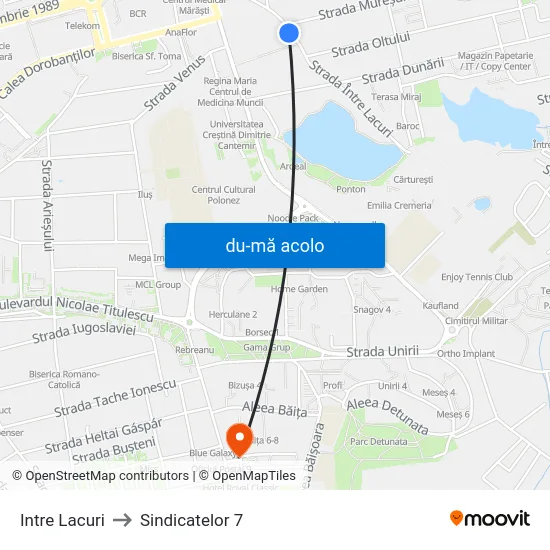 Harta de Intre Lacuri către Sindicatelor 7