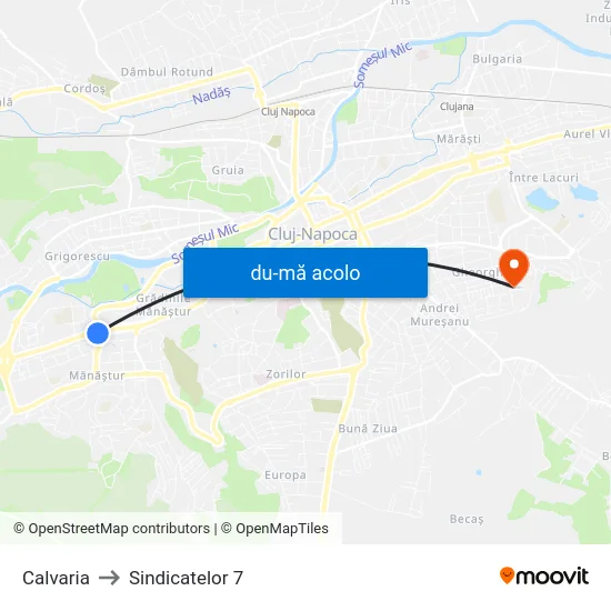 Harta de Calvaria către Sindicatelor 7