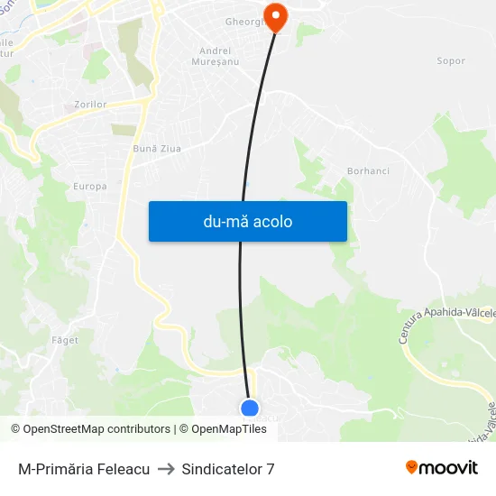 Harta de M-Primăria Feleacu către Sindicatelor 7