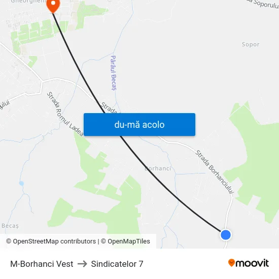 Harta de M-Borhanci Vest către Sindicatelor 7