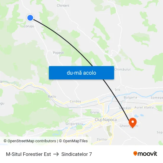 Harta de M-Situl Forestier Est către Sindicatelor 7