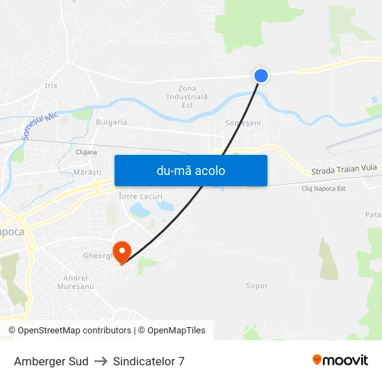 Harta de Amberger Sud către Sindicatelor 7