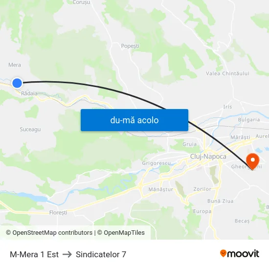 Harta de M-Mera 1 Est către Sindicatelor 7