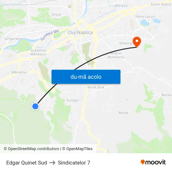 Harta de Edgar Quinet Sud către Sindicatelor 7