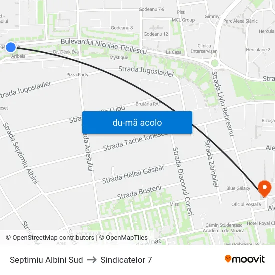 Harta de Septimiu Albini Sud către Sindicatelor 7