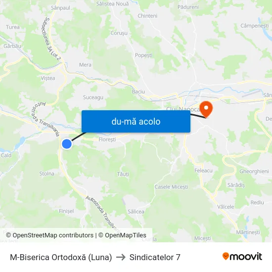 Harta de M-Biserica Ortodoxă (Luna) către Sindicatelor 7