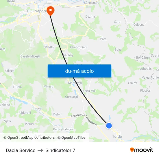Harta de Dacia Service către Sindicatelor 7
