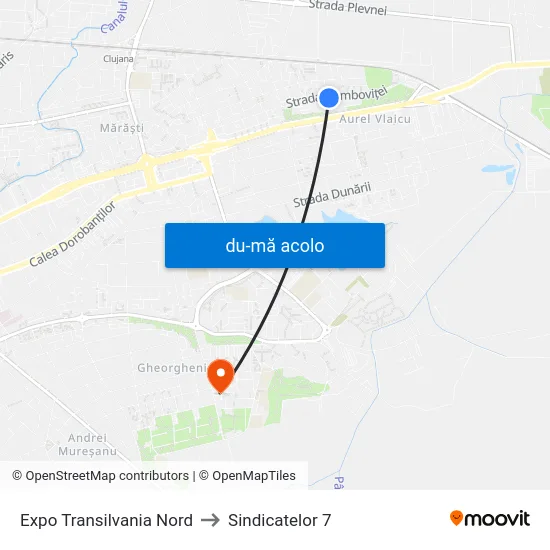 Harta de Expo Transilvania Nord către Sindicatelor 7