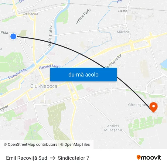 Harta de Emil Racoviță Sud către Sindicatelor 7