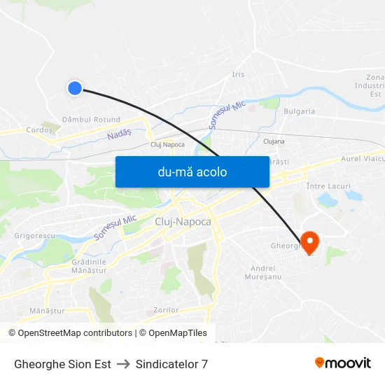 Harta de Gheorghe Sion Est către Sindicatelor 7