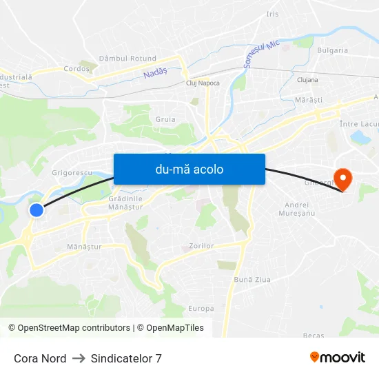 Harta de Cora Nord către Sindicatelor 7