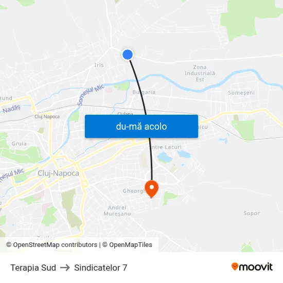 Harta de Terapia Sud către Sindicatelor 7