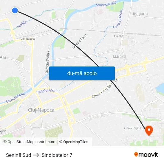 Harta de Senină Sud către Sindicatelor 7