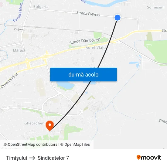 Harta de Timișului către Sindicatelor 7