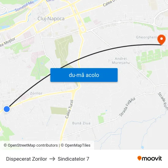 Harta de Dispecerat Zorilor către Sindicatelor 7
