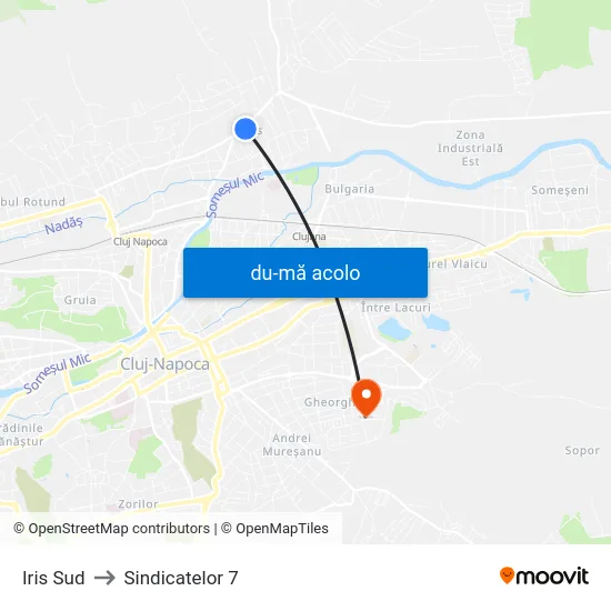 Harta de Iris Sud către Sindicatelor 7