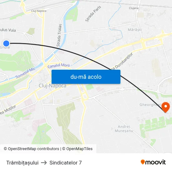 Harta de Trâmbițașului către Sindicatelor 7