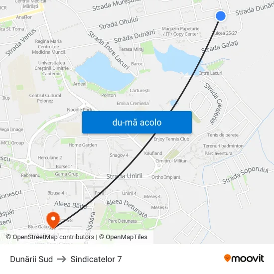 Harta de Dunării Sud către Sindicatelor 7