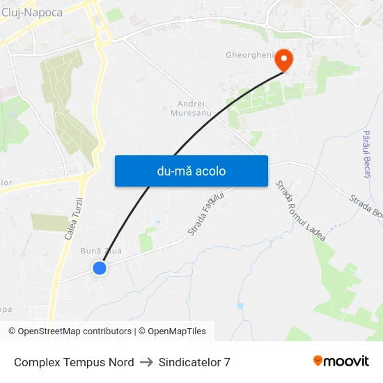 Harta de Complex Tempus Nord către Sindicatelor 7
