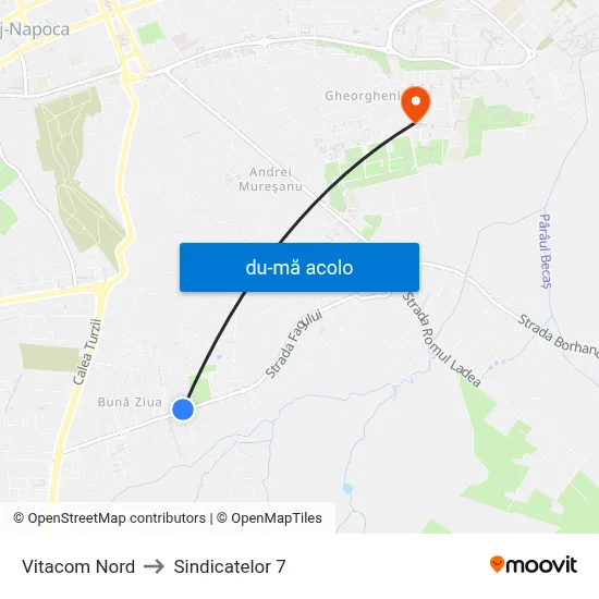 Harta de Vitacom Nord către Sindicatelor 7