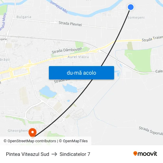 Harta de Pintea Viteazul Sud către Sindicatelor 7