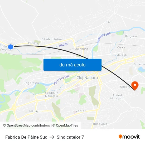 Harta de Fabrica De Pâine Sud către Sindicatelor 7