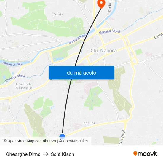 Harta de Gheorghe Dima către Sala Kisch