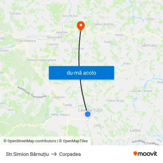 Harta de Str.Simion Bărnuțiu către Corpadea