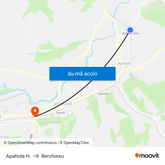 Harta de Apahida H. către Berchiesu