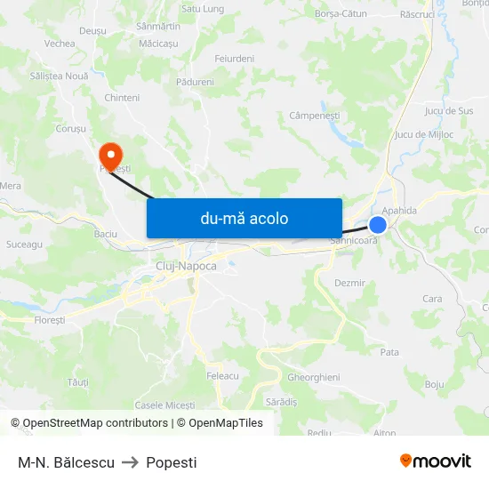 Harta de M-N. Bălcescu către Popesti