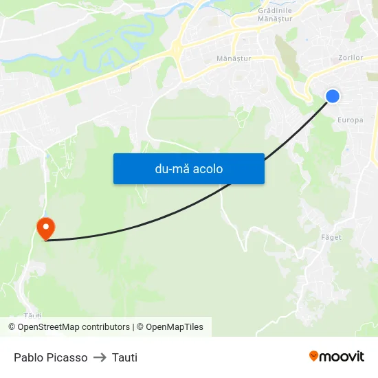 Harta de Pablo Picasso către Tauti