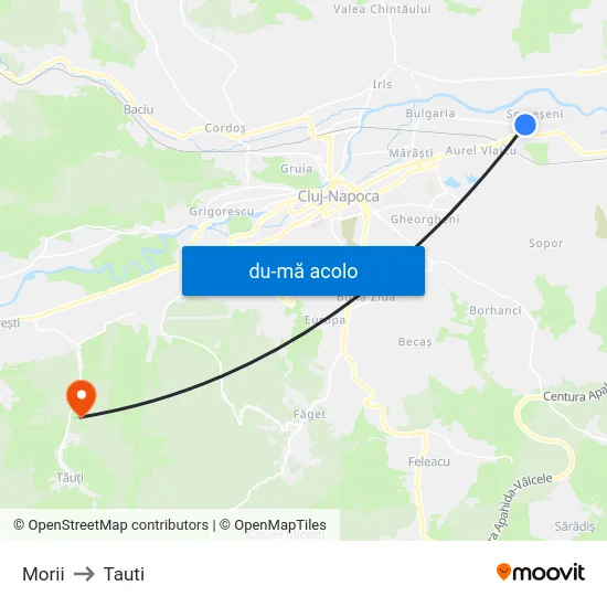 Harta de Morii către Tauti