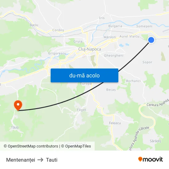 Harta de Mentenanței către Tauti