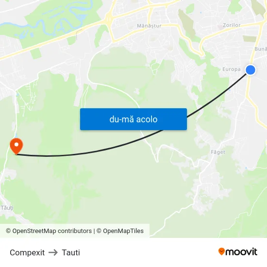 Harta de Compexit către Tauti