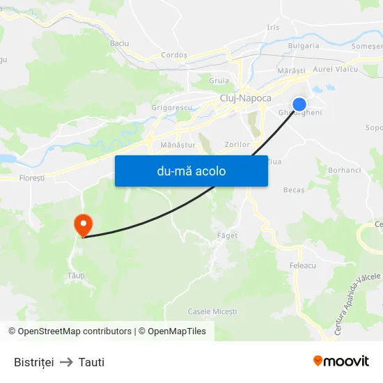 Harta de Bistriței către Tauti