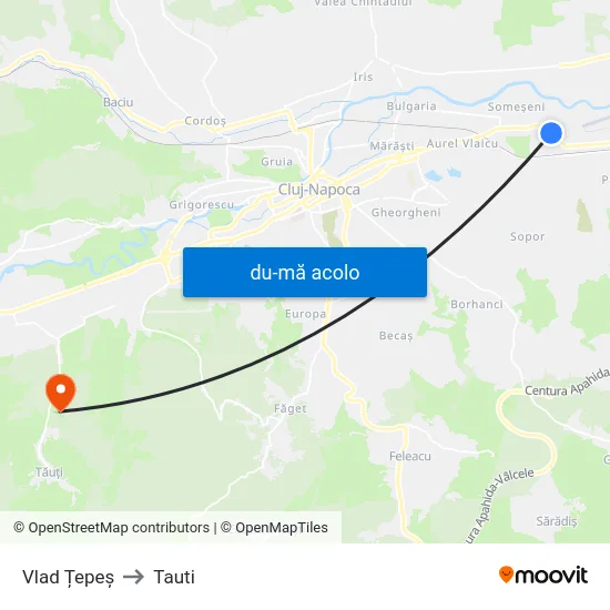 Harta de Vlad Țepeș către Tauti