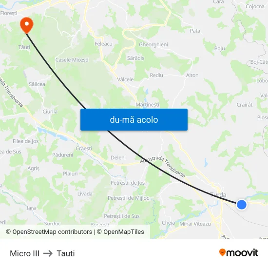 Harta de Micro III către Tauti