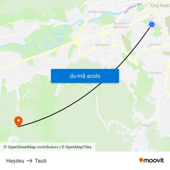 Harta de Hașdeu către Tauti