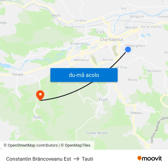 Harta de Constantin Brâncoveanu Est către Tauti