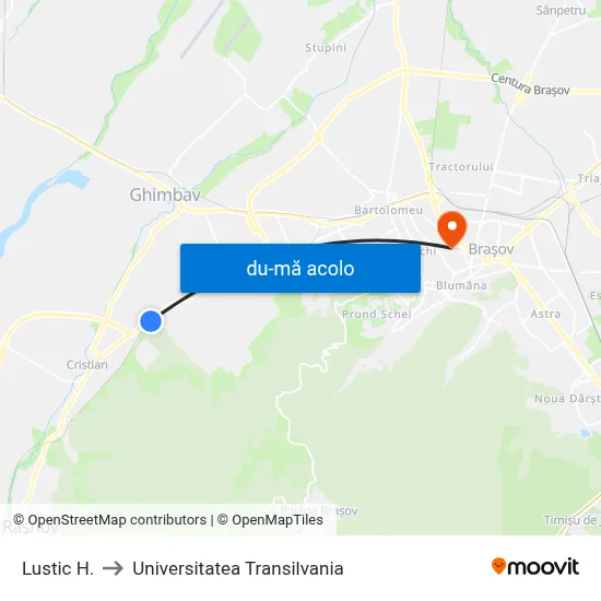 Harta de Lustic H. către Universitatea Transilvania