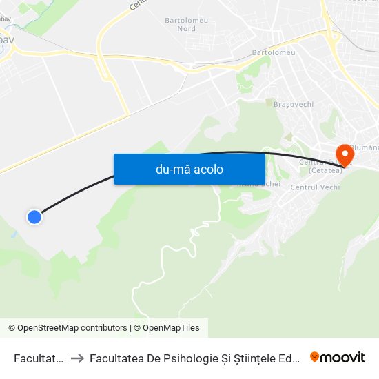 Harta de Facultativă către Facultatea De Psihologie Și Științele Educației