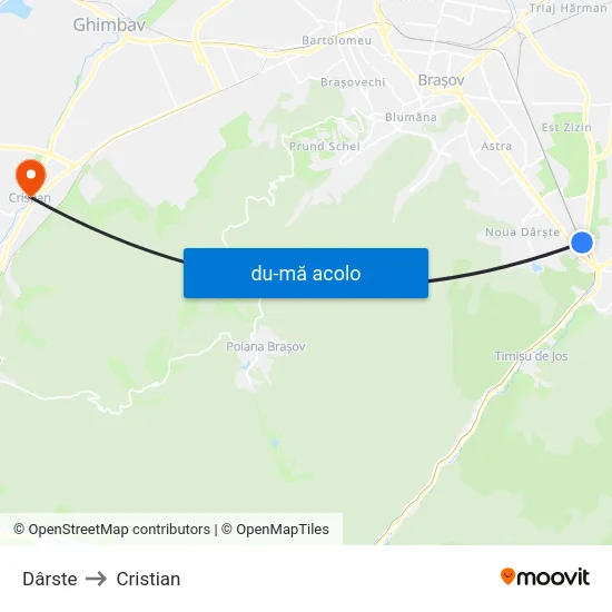 Harta de Dârste Hm. către Cristian