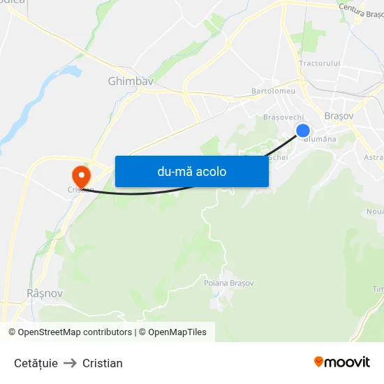 Harta de Cetățuie către Cristian