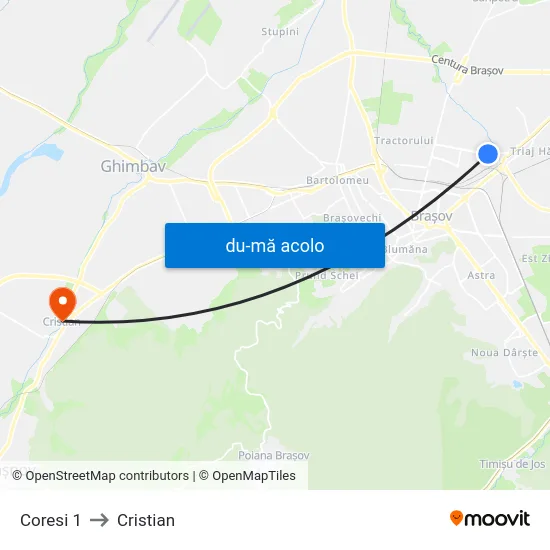 Harta de Coresi 1 către Cristian
