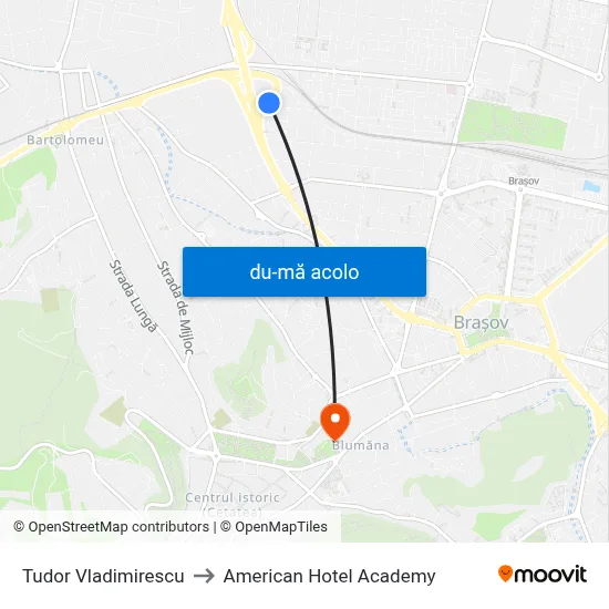 Harta de Tudor Vladimirescu către American Hotel Academy